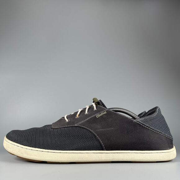 Olukai Nohea Moku Men’s Size 12 Gray Slip On Boat Shoes Comfort Loafers Casual main image 8